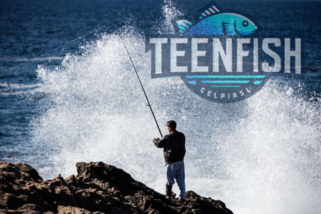 Fisherman on Coast of Northern California