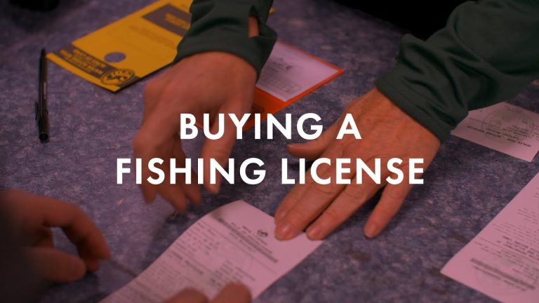 Buying a Fishing License